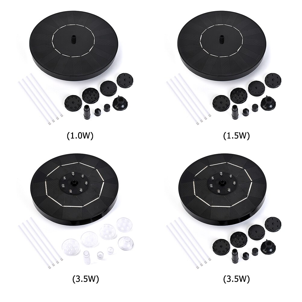 Solar Powered Water Fountain Outdoor Swimming Pool Pond Bird Bath Decoration Garden Waterfall Solar Water Fountain Pump Kit