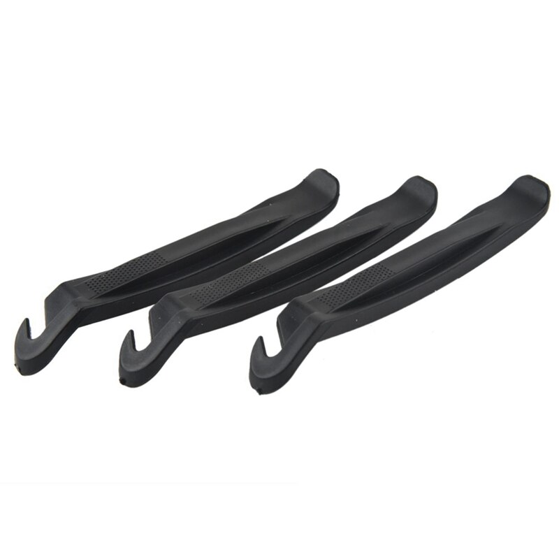 3 pezzi leve per pneumatici per biciclette e 1 paio di bici da strada/nastro manubrio in sughero per bicicletta/avvolgimento (bianco con nero)