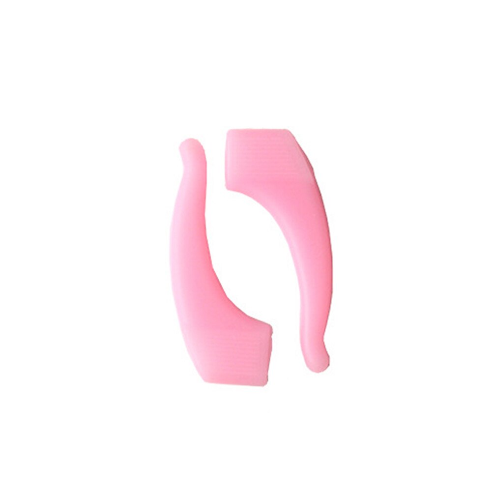 1 Pairs Anti Slip Oor Haken Grips Bril Siliconen Tempel Tip Duurzaam Comfortabele Brillen Accessoires Makkelijk Te Gebruiken: Roze