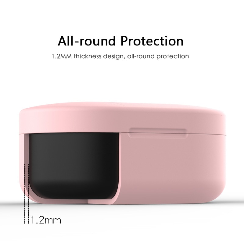 Silicone Cover Earphone Case suitable For Redmi Airdots Case comfortable For Redmi Airdots Mi True Wireless Earbuds Basic