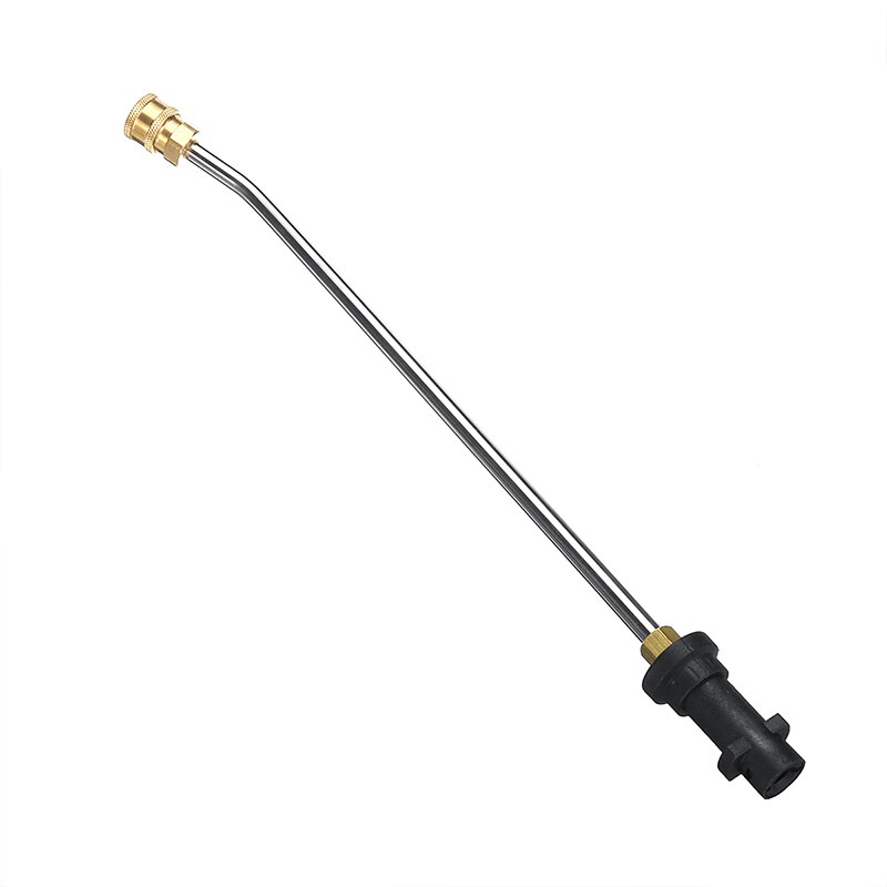 Hogedrukreiniger Lance Wand 1/4 ''Quick Connect + Adapter Voor Karcher K2-K7 Anti-Corrosie Tuin Water Vervanging: 30  Curved