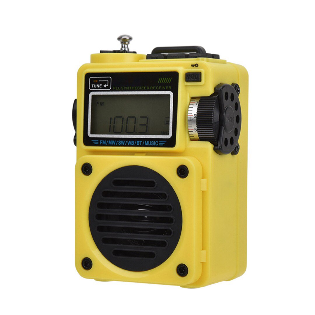 1pc HRD-701 Digital MP3 Player Recorder Full Band Radio AM FM SW Stereo Speaker Receiver TF Card Music Player Support Snooze