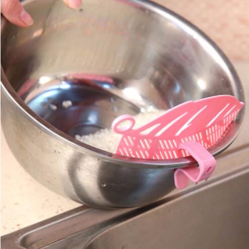Kitchen Accessories Leaf Shape Clean Rice Wash Sieve Bean Pea Kitchen Gadgets Cleaning Cooking Tools Kitchen Utensils Goods #40