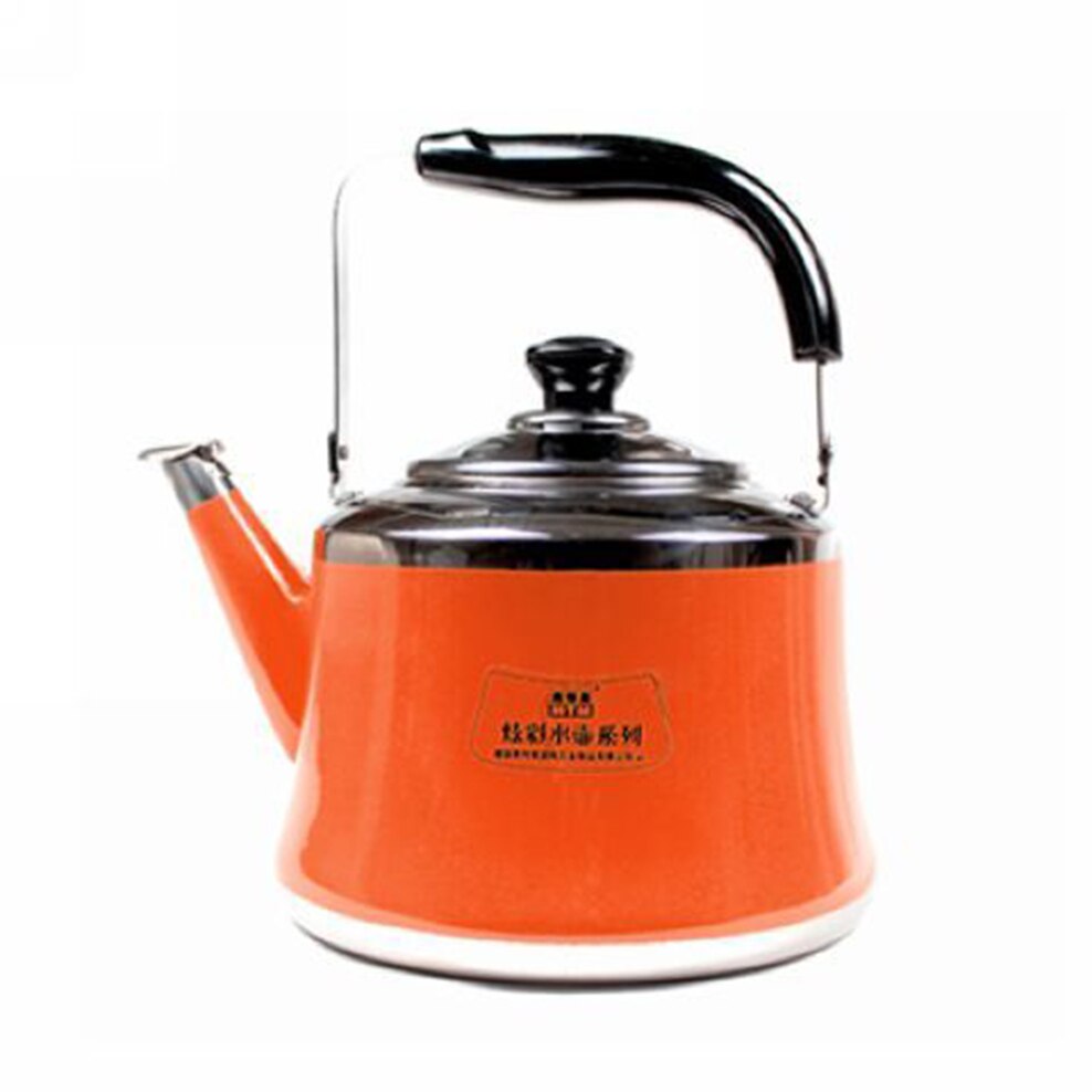 1-3L Gekleurde Kokend Water Pot Extra Dikke 201 Niet-magnetische Roestvrijstalen Ketel Pieptoon Herinnering Kokend Water Ketel: 1.5L / red