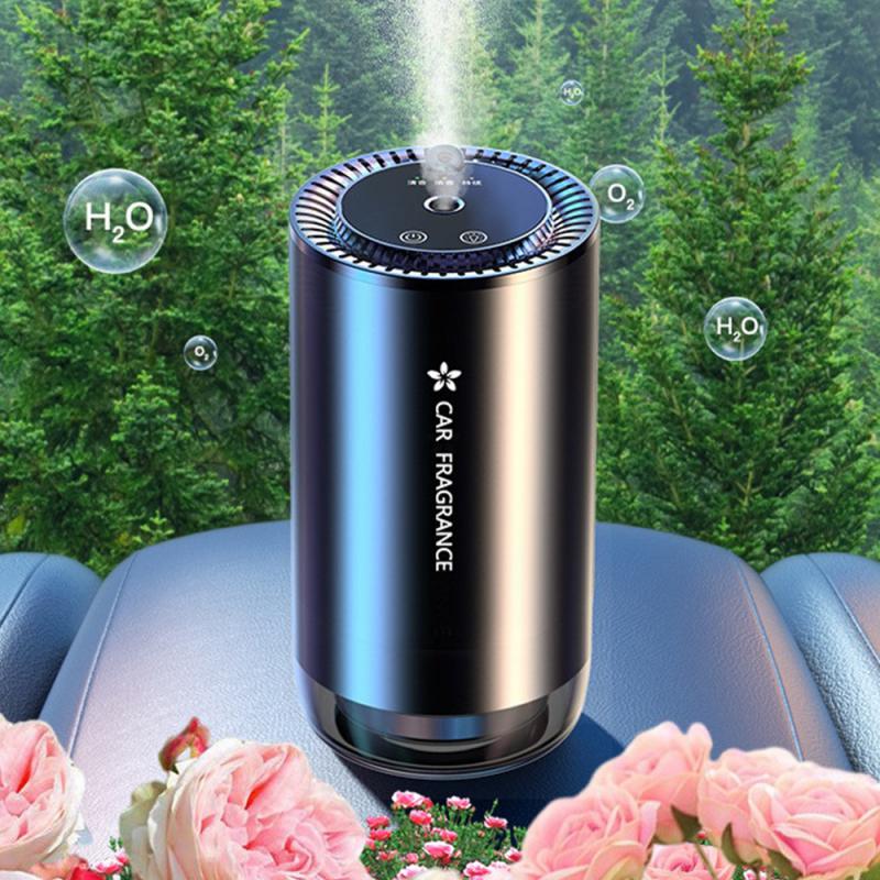 Auto Luchtverfrisser Etherische Olie Geur Diffuser Distributeur Usb Oplaadbare Aromatherapie Lucht Opfriscursus Led Light
