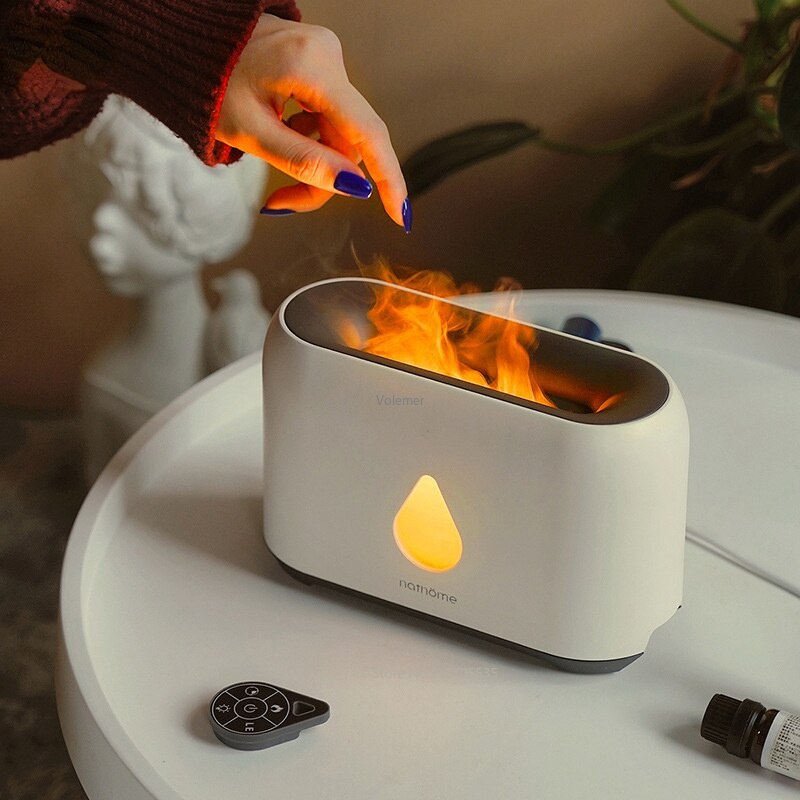 Xiaomi Youpin Nordic Oumu humidifier NJH18 small flame aromatherapy machine flame humidifier aromatherapy atmosphere Night lamp