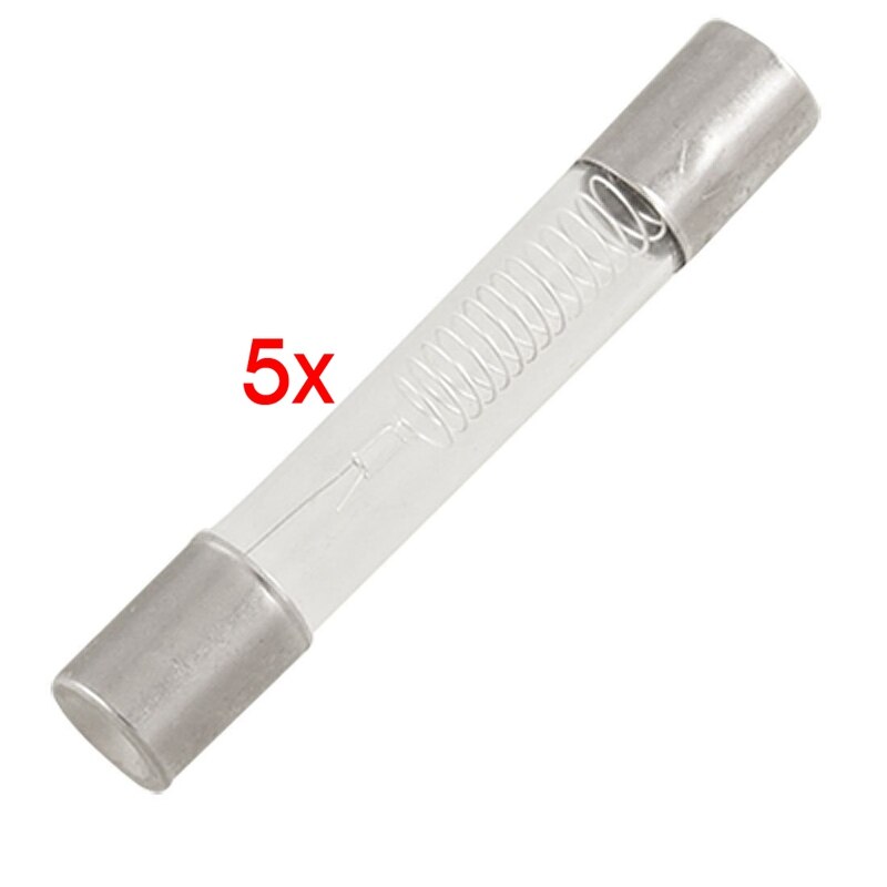 5 uds reemplazo 5KV 0.75A 750mA tubos de fusibles para horno miniwave