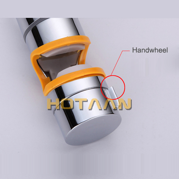 Badkamer Accessoires Universele 18 ~ 25Mm Abs Plastic Douche Slide Rail Bar Houder Verstelbare Klem Houder Beugel Vervanging 5151