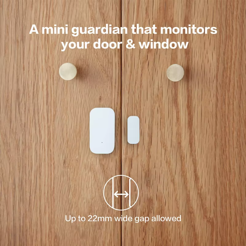 Aqara-Sensor de puerta y ventana Zigbee, conexión inalámbrica, Mini Sensor de puerta que funciona con la aplicación Mi Home para Xiaomi Smart Home