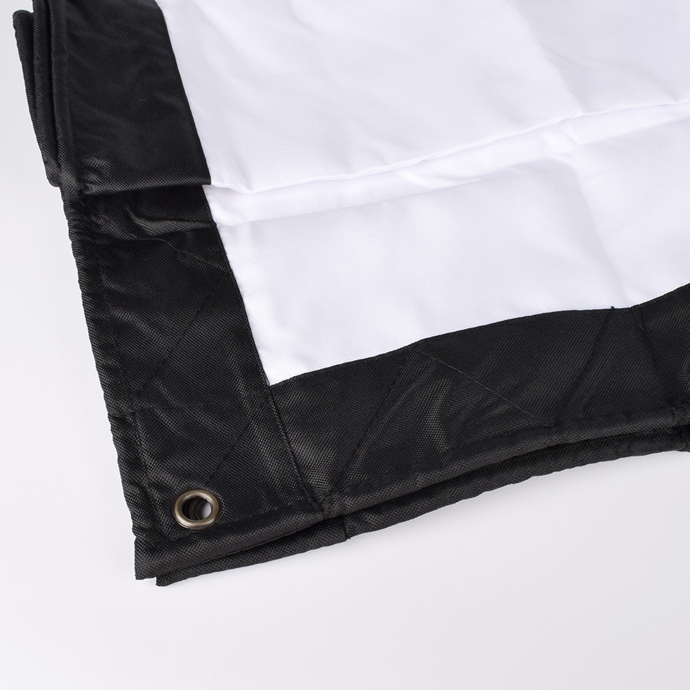 ThundeaL Projector Screen 100 120 150 Inch Canvas Anti-crease White Projection Screen Foldable 16:9 LED DLP Porjector Curtain