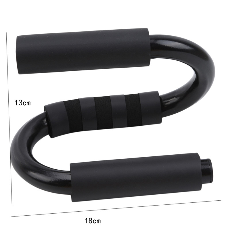 S Shape Push Up Stand Push-Ups Stands Bars Tool For Home Fitness Chest Training Equipment Exercise Training