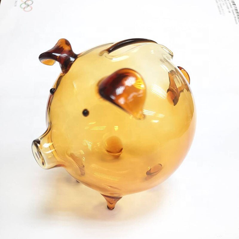 Tirelire décorative bon marché, cochon cochon drôle, Transparent Hucha infantile, organisateur de pièces de monnaie HX50MB
