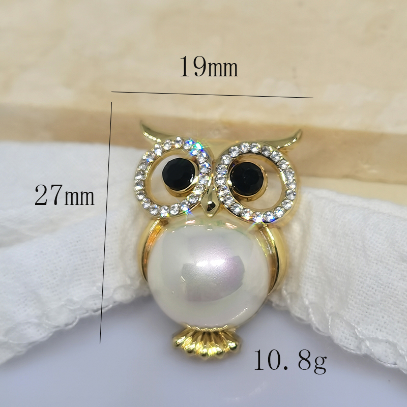 Unieke Magneet Broches Animal Pins Voor Vrouwen Kleding Mode Decor Sieraden Accessoires Broche: owl