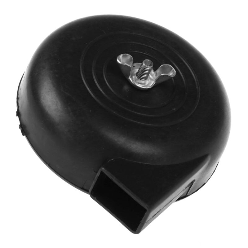Pt 1/2, Mannelijke, Zwart Plastic Compressor Luchtfilter