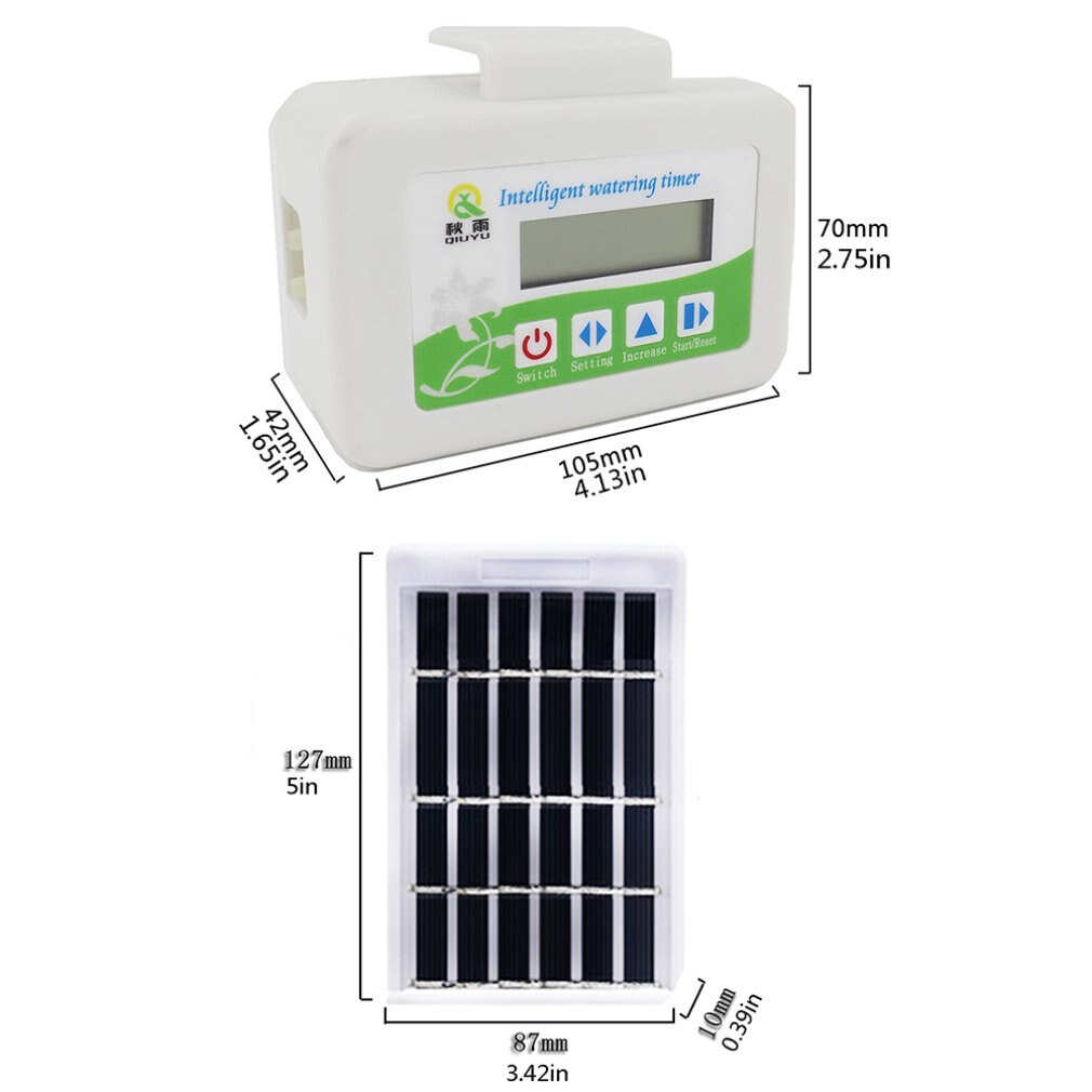 Intelligent Solar Energy Garden Automatic Watering Device Potted Plant Drip Irrigation Water timer Set Garden Irrigation Tool