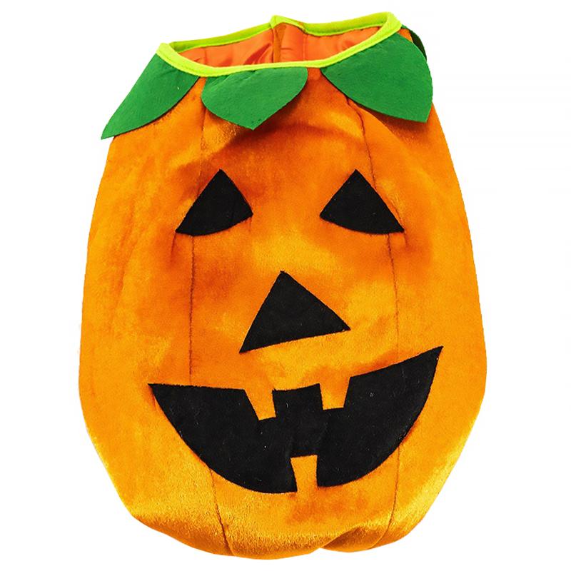1Pc Halloween Pet Costume Pumpkin Cat Dog Clothes Pet Supply For Halloween Party: S