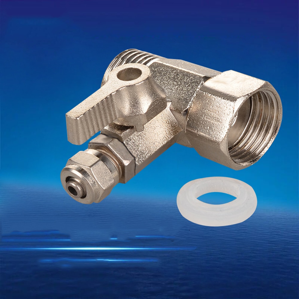Heavy duty ro-matarvattenadapter 1/2 "  to 1/4 " kulventil kran kran matning omvänd hållbar vattenadapterkontakt