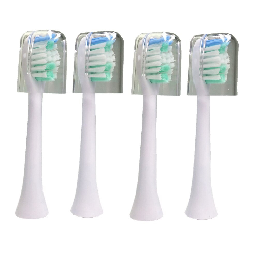 s100 toothbrush heads alfawise s100/S200 Replacement Toothbrush heads 1x 2x 3x pack: 4 pcs white