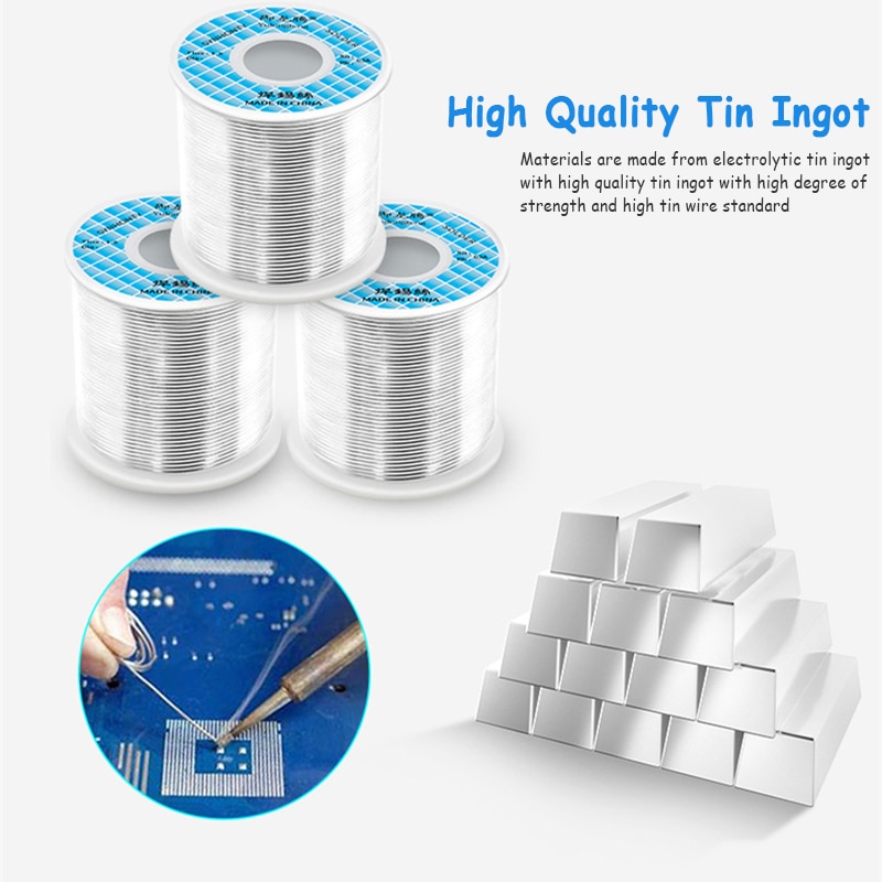 500/800g Zinn Blei Lot Draht Kolophonium Ader Lözehn Draht Rolle Nein-sauber 2.2% Fluss Spule Rohr 0.5/0.6/0.8/1.0/1.2/1.5/2,0 MM