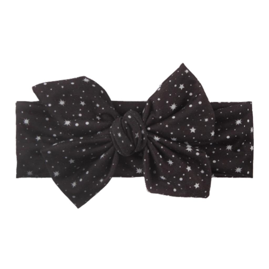 baby accessories newborn Newborn Infant Baby Boys Girls Solid Bowknot Headband Headwear Accessories детские заколки