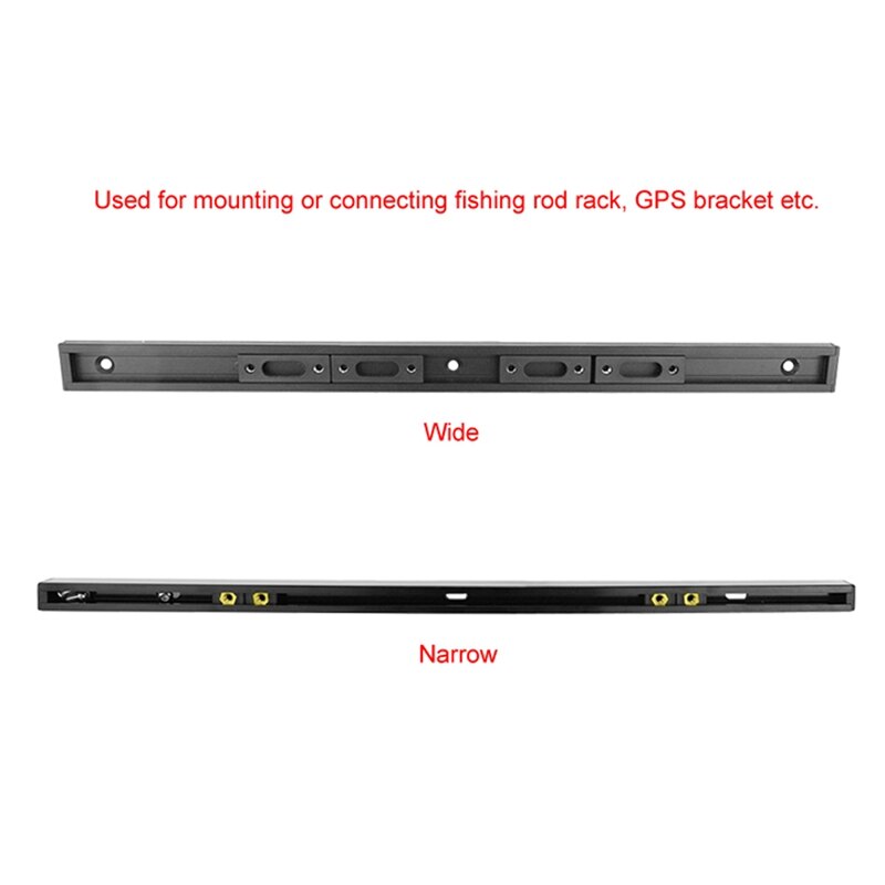 Kayak Slide Track Rails Bracket Accessories Fishing Rod Rack Holder Mounting Base Tackle Canoe Inflatable Marine Boat