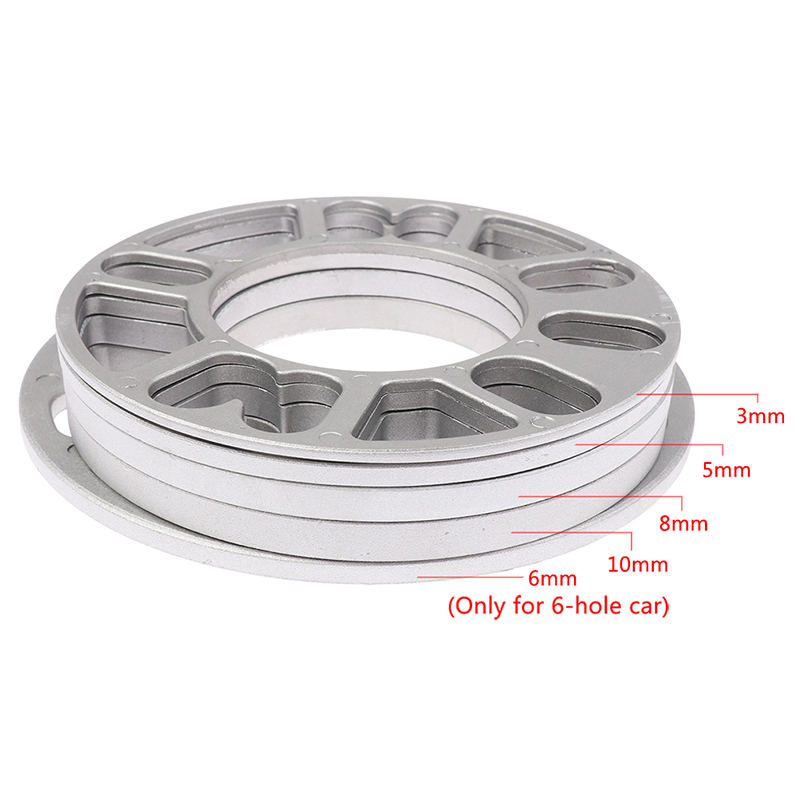 Changement de moyeu de roue Automobile, 1 pièce, 3mm 5mm 6mm 8mm 10mm, cales d&#39;espacement de roue, plaque adaptée à 4-5 trous 6 trous disponibles