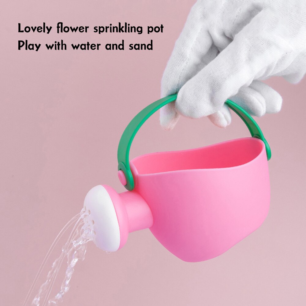 Children Beach Toys Set Sand Digging Tools Portable Beach Bucket Sand Water Toys Shower Toy Great Reusable SEC88