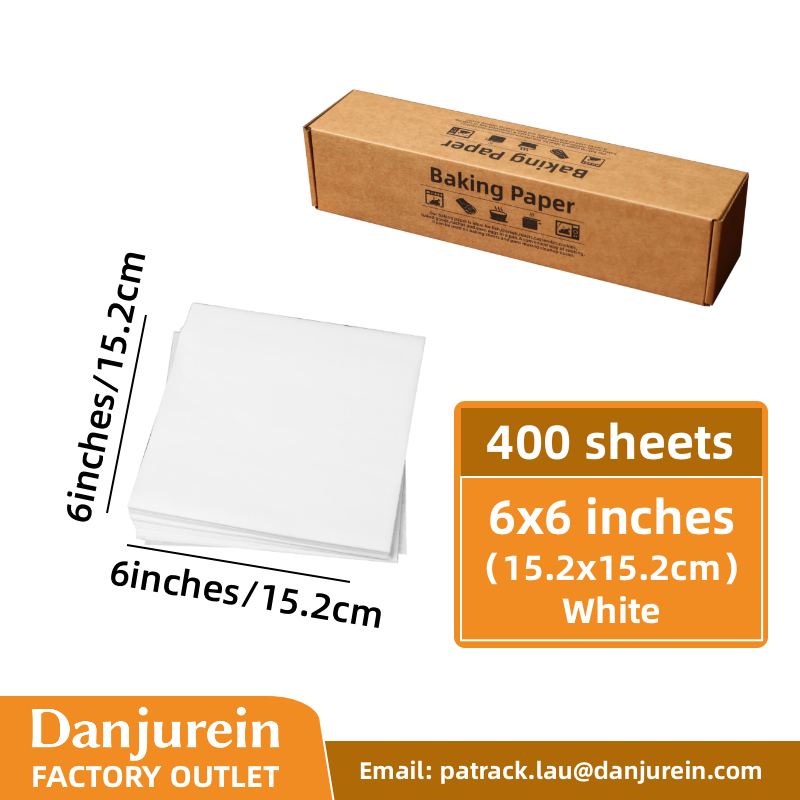 Parchment Paper Baking Paper 4"6"8"9"10"12" Precut Non-Stick Grilling Food Packaging Oven Air Fryer Steaming Bread Cake Cookie