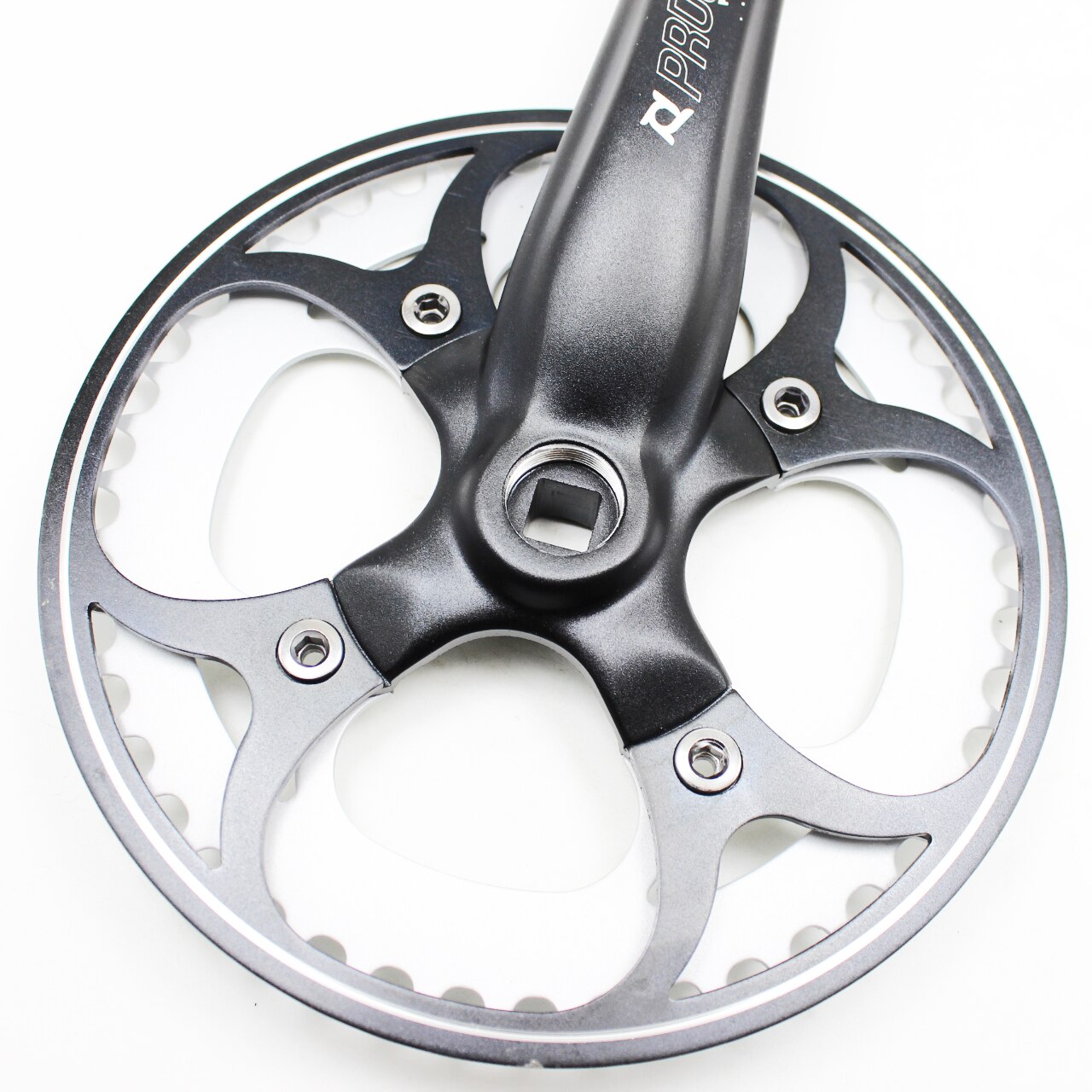 Road bike Crankset 44T 170mm Bicycle Crankset single speed aluminum alloy crank For Folding Bike Bicycle Parts