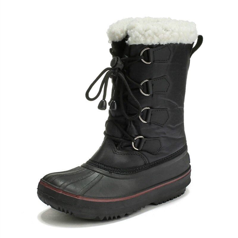 Chaussures enfants garçons bottes d'hiver enfants bottes de neige chaudes enfant en bas âge garçon fille chaussures d'hiver en caoutchouc semelle en peluche imperméable bottes filles