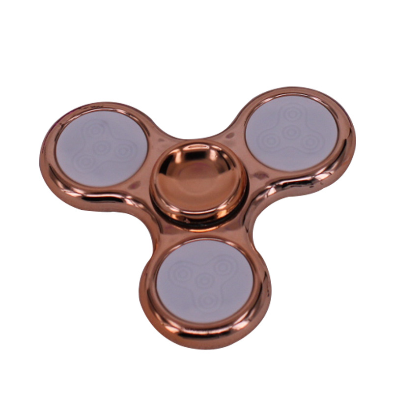 18 Multi-Styling Lichtgevende Fidget Spinner Led Flash Light Transparant Plating Hand Spinners Glow In Donker Licht Stress Relief speelgoed