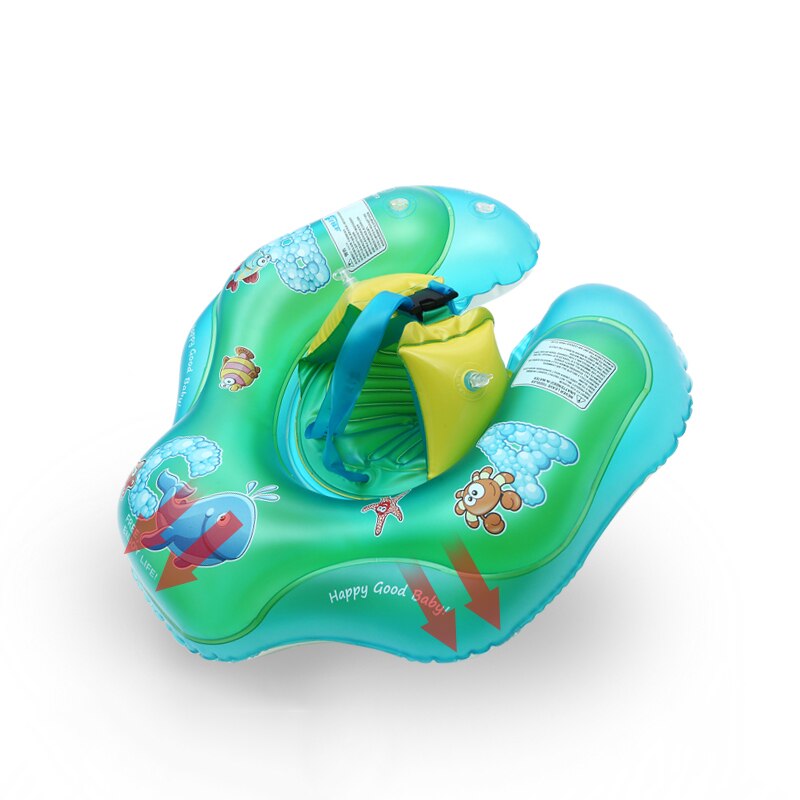 Baby simring uppblåsbar spädbarn armhåla flytande barn simbassäng tillbehör cirkel bad uppblåsbar dubbla flott ringar leksak