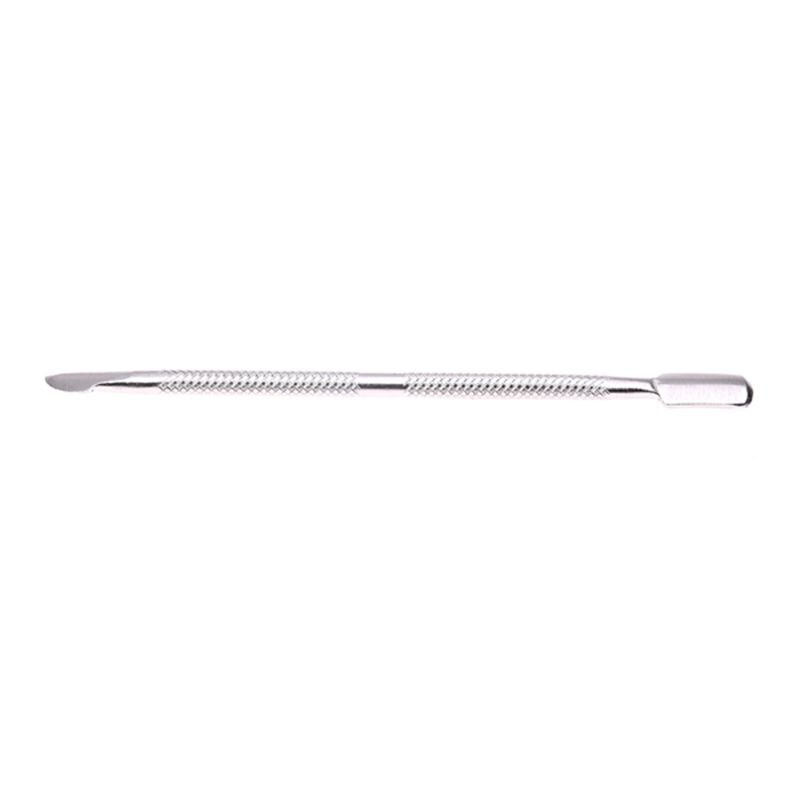 Rvs Nail Cuticle Remover Lepel Pusher Manicure Pedicure Care Tool Kit 12Cm