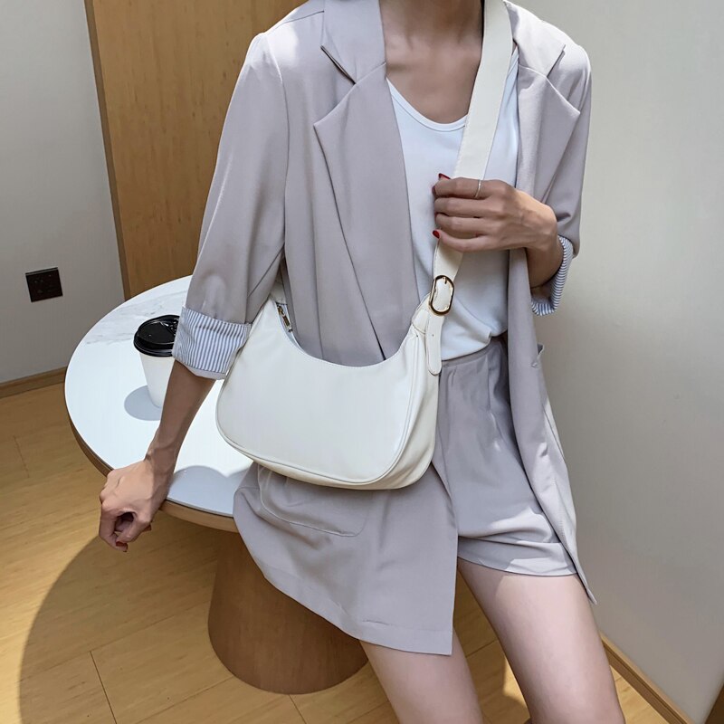 Retro PU Leder Frauen Hobos Kleine Schulter Damen Unterarm Tasche Messenger Taschen Weiblichen Umhängetasche Tote Geldbörse Handtaschen