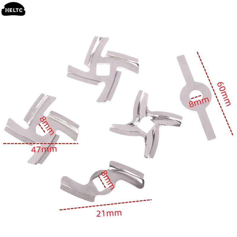 Fleischwolf Zubehör Fleischwolf Messer Netto Klinge Cutter Platte Wurst Maschine Zugriffs SUS420 Quer Messer Hackfleisch Klinge