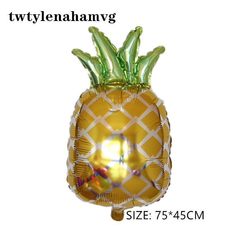 Le fruit pastèque ananas orange feuille ballon cactus flamant joyeux anniversaire ballons festival decorati