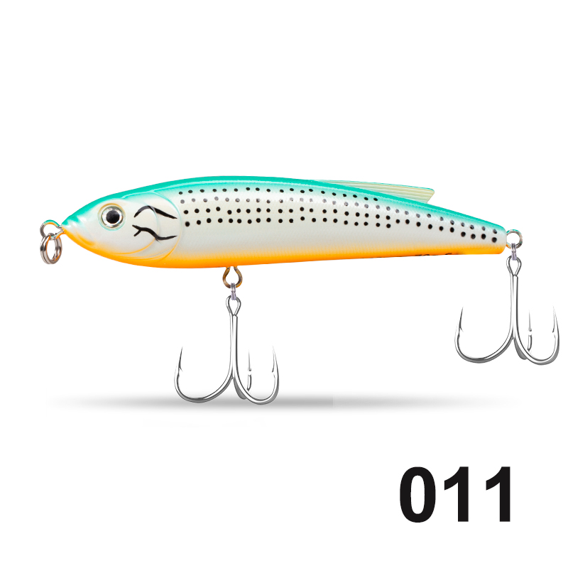 Hunthouse GT Matita Richiamo di Pesca 140mm 70g Traina Acqua Salata Affondamento Stickbait traballante Trota Artificiale Tonno colata Spigola: Radura