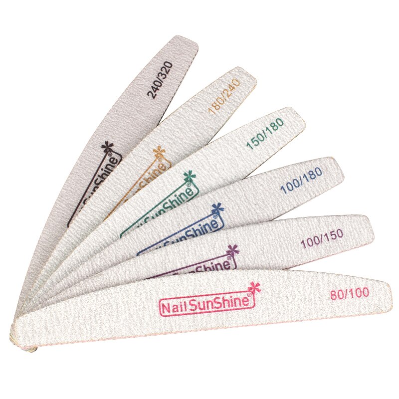 Emery-limas de uñas para manicura, pizarra lavable, 80/100/100/150, color Lima, bloque de doble cara, 240/320 Uds.
