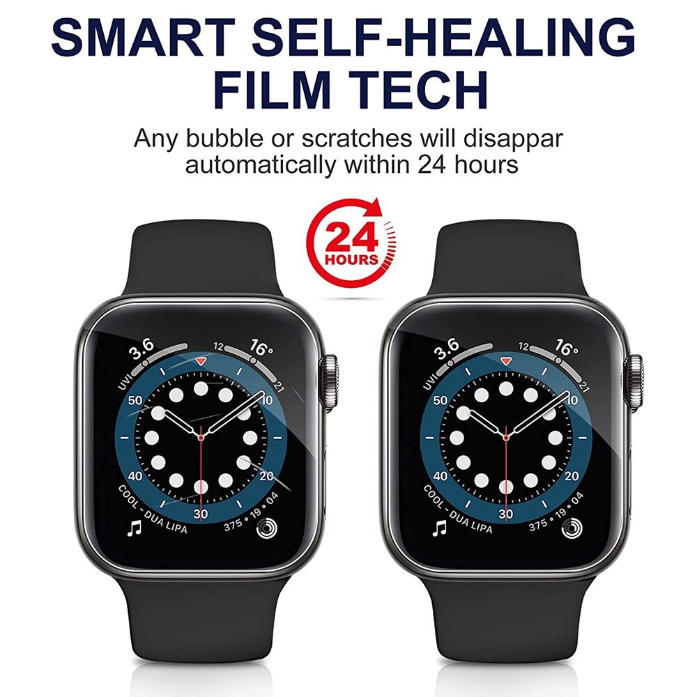 Hydrogel Screen Film Protector For Apple Watch Series 7 6 5 4 3 2 1 Full Protection For iWatch 41MM 45MM 40mm 44mm 38mm 42mm