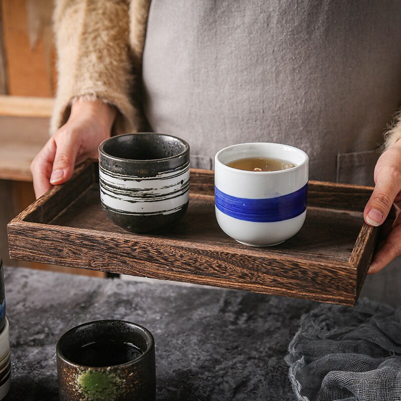 CHANSHOVA 200ml Style chinois traditionnel peint à la main tasse à thé en céramique porcelaine petite et grande tasse à café H330
