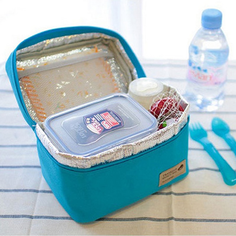 Practical Small Portable Waterproof Cooler Bags Cans Wine Food Fresh keeping Ice Thermal Insulation Picnic Lunch Box Bag