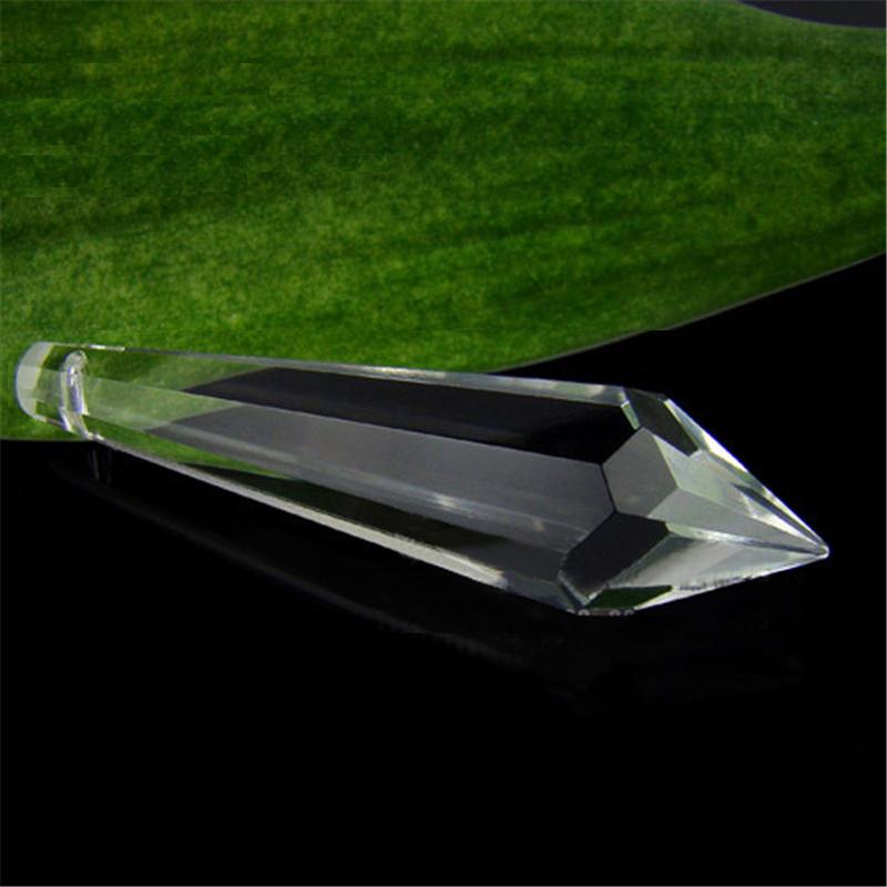 10 stk / mye klar lysekrone glasskrystaller lampe prismer deler hengende anheng høyde 38mm(1.5 ")