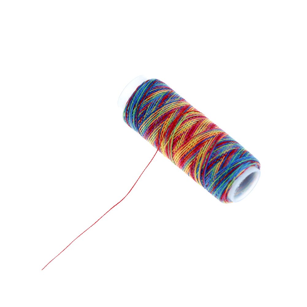 5pcs Rainbow Color Sewing Thread DIY Embroidery Sewing Yarn Knitting Thread
