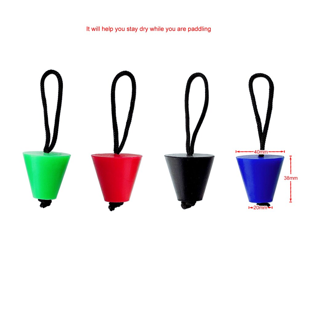 6X Universal Scupper Plug Stopper Bung Drain Holes Accessories Dinghy Kayak Inflatable Boat Canoe Rowing Marine Boat Cord Rope