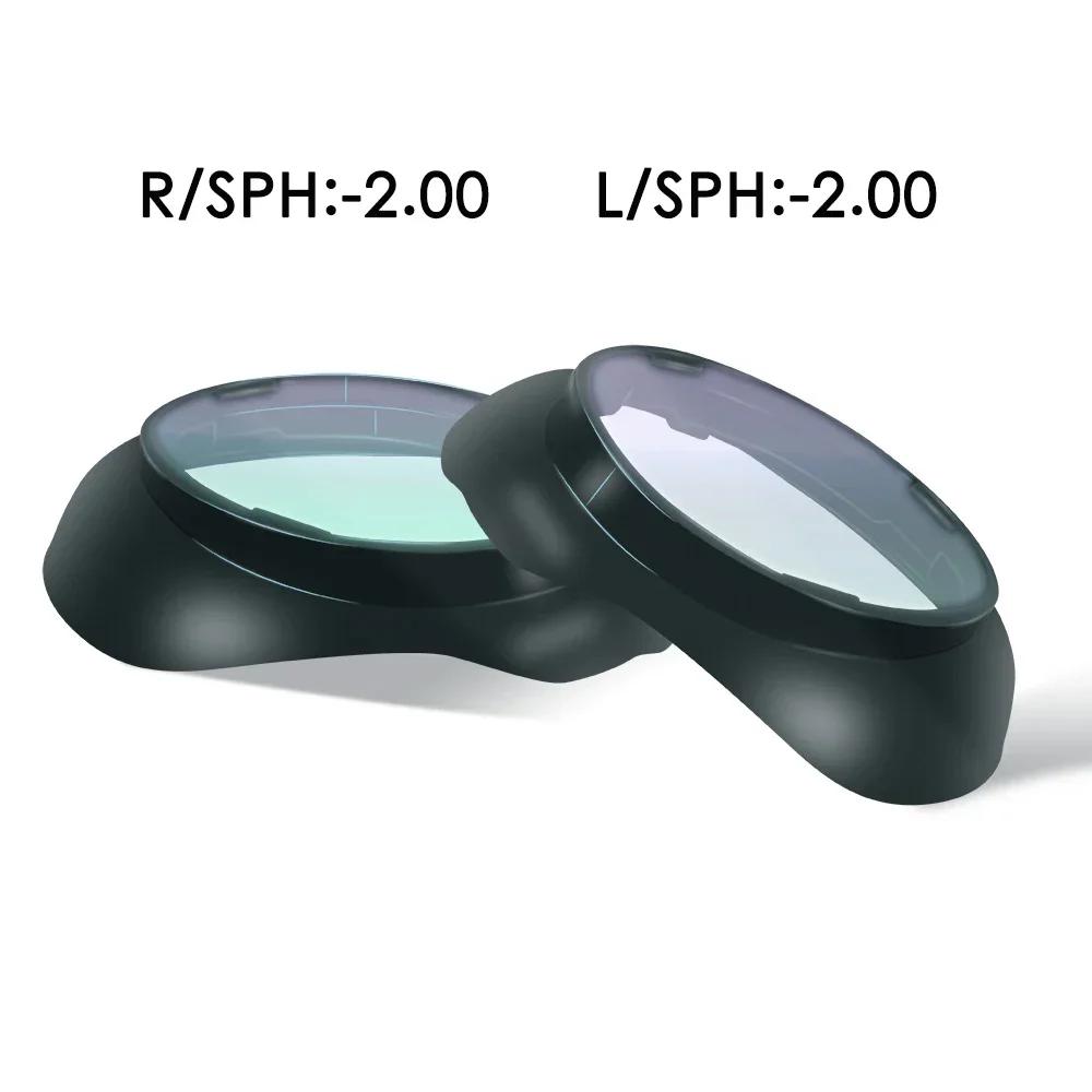 Lentes graduadas VR para Quest 3, lentes para miopía, gafas antiradiación y antiazules, montura de gafas para accesorios Meta Quest 3: Blue