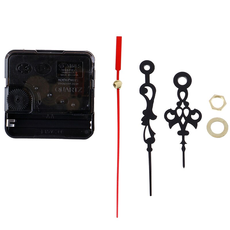 Montre à quartz suspendue à monter soi-même, mouvement d'horloge murale muet, réparation à quartz, mécanisme d'horloge, accessoires avec aiguille, 1 pièce