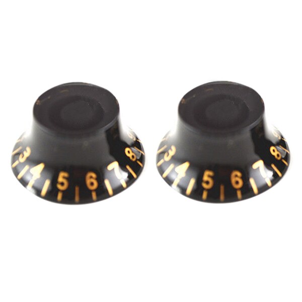 Black Hat Golden Font Electric Guitar Knobs For LP Style Electric Guitar