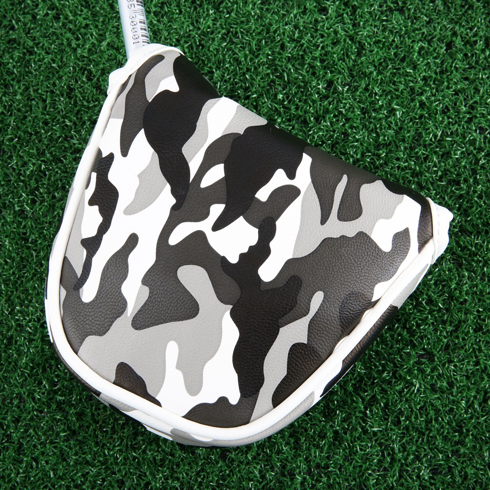 1Pc Golf Putter mettre couvre-chef magnétique boucle maillet Putter couverture sac PU cuir Camouflage motif Golf Club têtes couvre