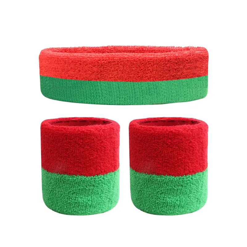 3 unids/set diadema deportiva banda para el sudor alta elástica mujeres hombres deportes al aire libre banda para el sudor diadema pulsera entrenamiento tenis diadema: Transparente