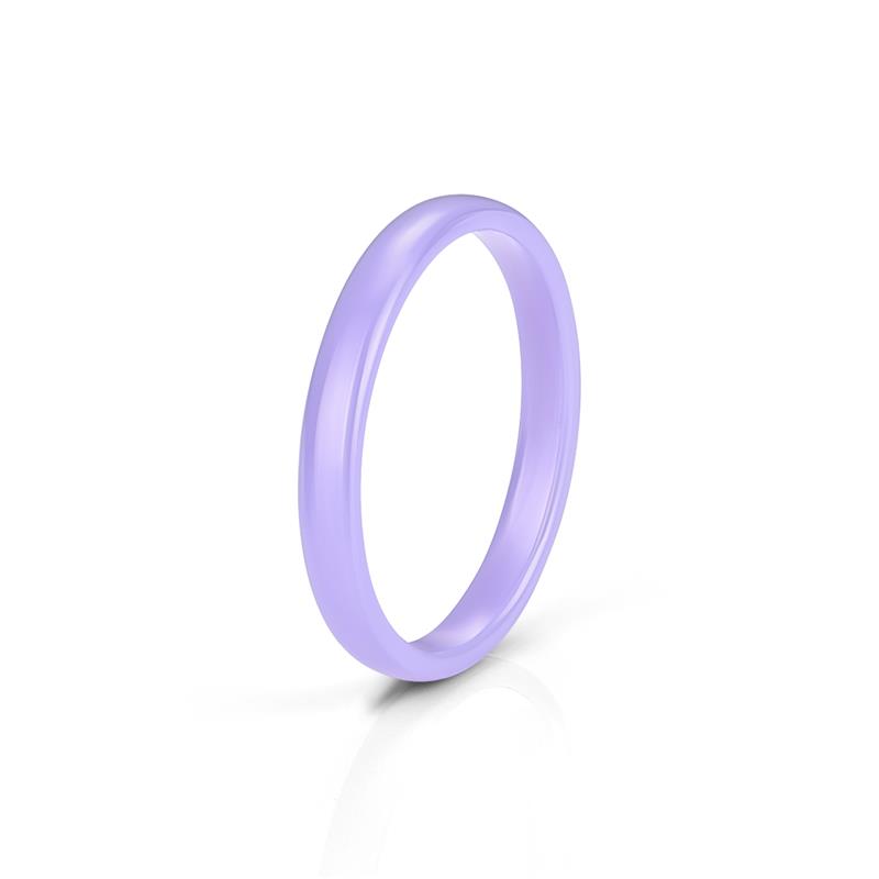 Colorful Smooth 3mm Ceramic Rings For Women Men Waterproof Jewelry Minimalist Wedding Never Fade Couple Ring: 8 / black